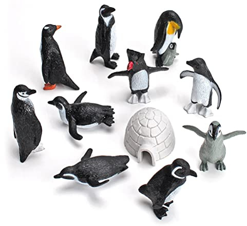 Yinhing Set di Figurine in PVC da 11 pezzi. Simpatiche Figure di Animali per Bambini, Ideali per Decorazioni per Torte, Giochi Educativi e Regali