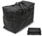 Reisetasche Extra Groß, Faltbare 900d Oxford Heavy-Duty Duffle Bag für Urlaub, Camping, Umzug, Zelt, trandbeutel, Aufbewahrung Handgepäcktasche(Schwarz,100 Liter)