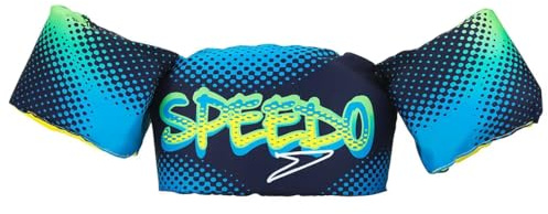 Speedo Unisex-Child Swim Star Flotation Chest Arm Band, Grey/Aqua, One Size