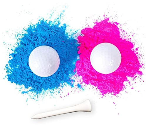 Palline da golf esplode, palline da golf esplode, palline divertenti che esplodono all'impatto, decorazione per feste di Natale di Halloween (con base di palla)