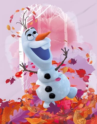 Large Frozen Olaf Summer Cuddly Blanket 130 x 170 cm Super Soft Cuddly Blanket Sofa Blanket Fleece Blanket Disney Anna Elsa Kristoff Sven Snowman Snowman Matching Bed Linen