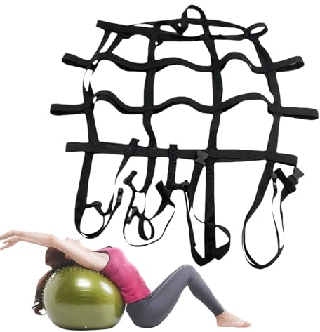 Sangles de balle de yoga, sangle de transport pour ballons de yoga, ceinture légère et réglable pour aérobic, gym, maison, voyage, fitness, sports de plein air