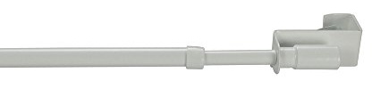 Liedeco Cafehausstange, Scheibenstange Easy-Fix | ausziehbar 75-125 cm | weiß