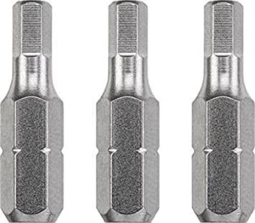 kwb 3 Bits 25 mm Hex Industrial Steel 121402 (TQ 60 Stahl, ISO 1173, Antrieb C 6.3), Ndustrialmm, Sechskt 2,5 mm