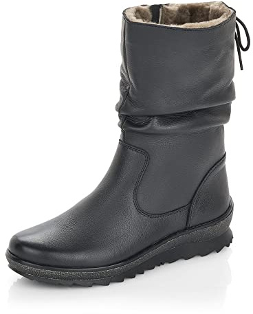 Remonte Donna Stivali R8471, Signora Stivali Classici,Soletta Removibile,Stivali a Gambale Lunga,Stivali,Slip Boots,Schwarz,40 EU / 6.5 UK