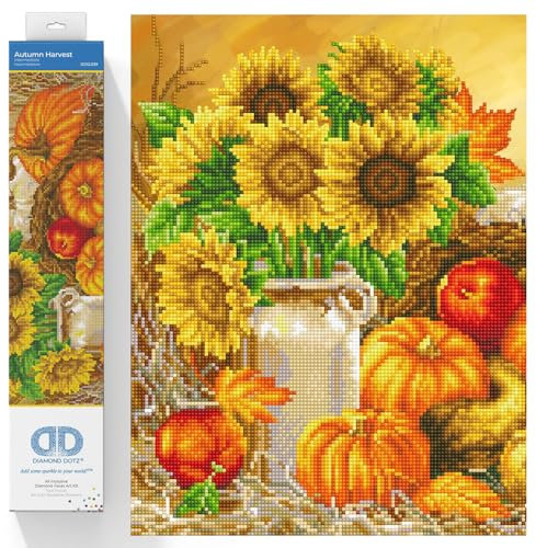 DIAMOND DOTZ Painting Kit: Autumn Harvest, 56x42cm