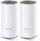 TP-Link Deco E4 (2-pack) Bi-bande (2,4 GHz / 5 GHz) Wi-Fi 5 (802.11ac) Blanc, Gris Interne