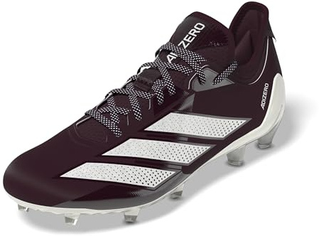 Adidas Men's Adizero Electric.1 American Football, Team Maroon/White/Team Maroon, 12