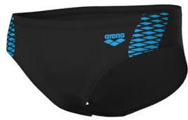 Arena Bañador Slip Feel para Hombre Openings, Black-Turquoise, 95