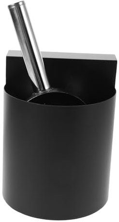 CIYODO Contenitore Per Pala Del Ghiaccio Porta Cubetti Di Ghiaccio Metallo Paletta Per Fabbricare Il Ghiaccio Piccola Paletta Portaghiaccio Per Congelatore Scoop Ferro Da Stiro Black