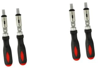 NUOBESTY 2 Set Cacciavite Cricchetto Angolare Regolabile Interfaccia Per Riparazioni Elettriche E Domestiche 2 Pezzi * 2