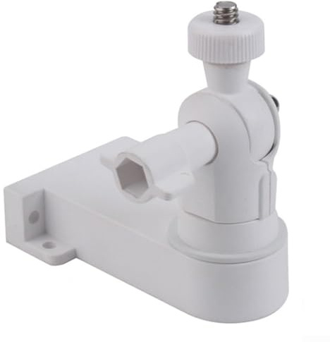 Soporte de cardán de aleación de aluminio para cámara de seguridad, rotación de 360° + inclinación de 90°, montaje sin taladro para uso en interiores y exteriores, compacto de 3 x 1.77 x 3.1 pulgadas
