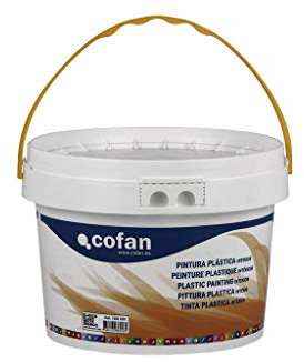 Cofan 15002380 - Pintura plástica interior (5 kg) color blanco