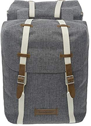 New Looxs Mondi Double Cotton II dubbelpacksväska, grå, 25 liter