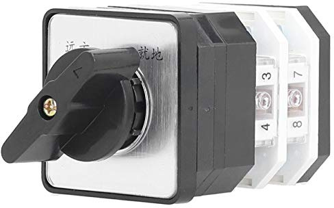 220-380V 16A Rotating Cam Switch,Rotary Select Switch,Universal Changeover Switch 2 Position 2 Layer LW12D-16-9.0414.2 make the conversion of the control circuit