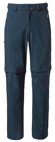 VAUDE Farley III - Pantaloni stretch da uomo zip-off, per escursionismo