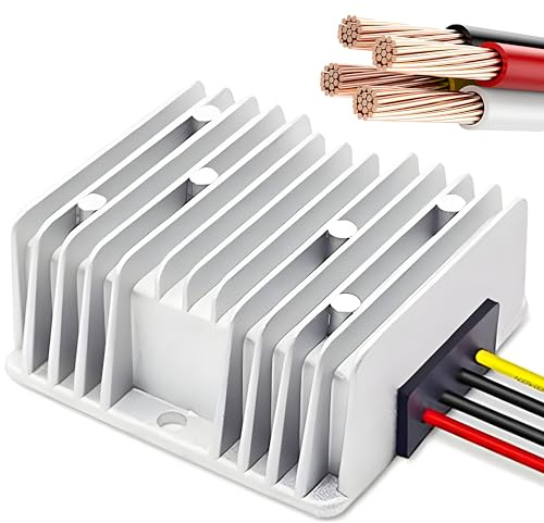Retoo Spannungswandler DC 18v bis 12v, Wandler, Auto Netzteil, Konverter, Umwandler, Spannungsregler, Spannungsstabilisator Spannungsbegrenzer, Stromversorgungsmodul, Transformator, Adapter Eingang