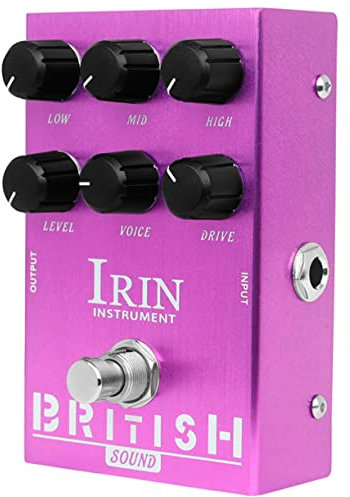 Vaguelly Effektpedal für E-gitarre Multi-effektpedal für E-gitarre Simuliertes Lautsprecherdesign Tragbare Aluminiumlegierung