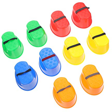 BESPORTBLE 5paare Junge Mädchen Laufstelzen Für Außenbereich Sportspielzeug Für Gleichgewichtstraining Übungsstelzenspielzeug Aus Hochwertigem Kunststoff