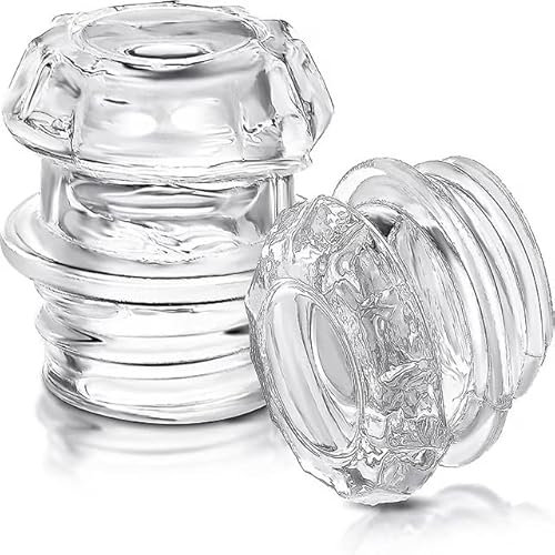 Parte superior de repuesto de vidrio transparente para percoladores de café, tapa de perilla transparente compatible con cafeteras y máquinas de espresso, accesorios de preparación duraderos para