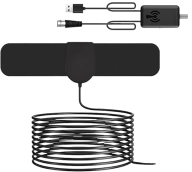 HD Digital TV Antennförstärkare 25dBi Inomhus- Och Utomhus-TV-antenner 75 Ohm Fri-TV-mottagning Bredare täckning