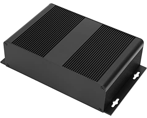 Acouto Caja de Refrigeración de Aluminio para Instrumentos de Placa de Circuito Impreso, Carcasa para Proyectos Electrónicos y Caja de Aluminio de 2 Diseños Largos, de Instrumentos para Placa de