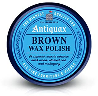 Antiquax Brown Wax Polish 100ml -– Restores & Enhances Wood with a Rich Brown Finish | Ideal for Furniture & Antiques