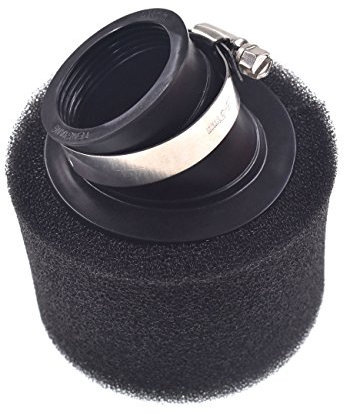 JRL Générique 38mm Filtre à air Coudé Double en Mousse pour Pit Dirt Bike Mini Moto 110 CC 125 CC