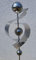Skulptur Jupiter poliert aus Edelstahl 100 cm Gartendekoration Beetstecker Rosenkugel