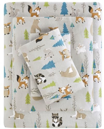 Sleep Philosophy Cozy Flannel Sheets 100% Cotton, Twin Sheet Set, 3 Piece