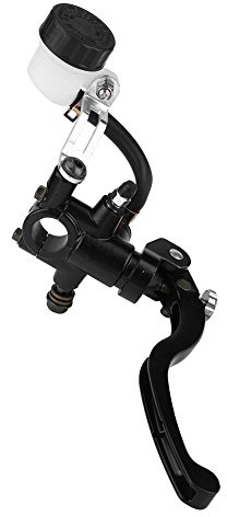 Motorcykel Hydraulisk Bromscylinder,Hydraulic Brake Clutch Lever, Universal Motorcycle Round Hydraulic Handlebar Brake Cylinder Master Clutch Lever 22mm 7/8(Front Left)