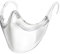 Tuzsocr Protector de cara transparente con visera antivaho para uso facial, Mascarillas que pueden proteger la nariz y la boca de hombres y mujeres (1 unidad)