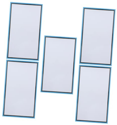 SOPOTUTU Pizarra Magnética De Borrado En Seco Para Nevera 5 Unidades Pizarra Blanca Para Escritorio Pizarra Blanca Para Pared Película De Borrado Magnético