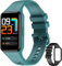 Baolubao Smartwatch Donna Uomo, 10 ATM Impermeabil con Cardiofrequenzimetro/SpO2/Sonno/Contapassi, Notifiche Smart Watch Orologio Fitness Activity Tracker per iOS Android (2 cinturini)