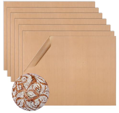 7 pezzi di pellicola permanente per teglia, carta da forno, tappetino da forno permanente, tappetino protettivo per forno elettrico e a gas, antiaderente, per il pavimento del forno (40 cm x 30 cm)