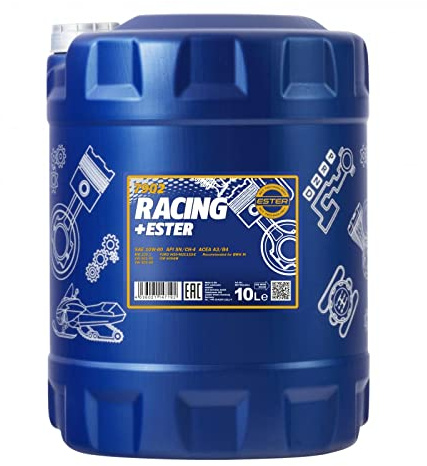 Mannol Racing +Ester MN7902-10 Motorolja, Gulbrun, 10 l