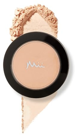 Mii Cosmetics Midi Irresistible Face Base | 100% Pure Mineral Foundation | Award-Winning Face Powder Foundation | Vegan Formula, SPF 30 | Buildable Coverage | Flawless Finish | Precious 00 | 2.5g