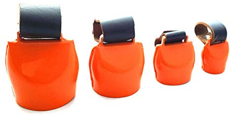 starlingukpk Cloche de vache suisse vintage avec poignée en cuir Taille XL