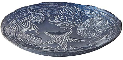 Anton Studio Designs - Aquarium Bowl - Diameter 40 cm - Decorative Glass Bowl for Home and Holiday Decoration