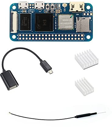 youyeetoo Banana Pi BPI M2 Zero Open Source Singal Board Computer, 512 MB SDRAM Mini HDMI Onboard WiFi (AP6212) & Bluetooth, unterstützt aspbian Android Armbian RetroPie Ubuntu (Kühlkörper-Set)