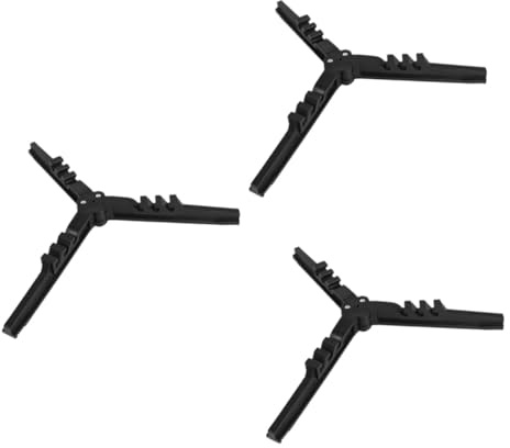 POPETPOP 3pcs Gas Canister Rack Stove Tank Stand Sturdy Three-legged Tripod for Easy Setup