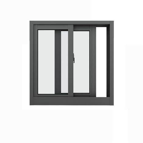 Ventanas corredizas empotradas, contraventanas de lamas abiertas de vidrio de 4 mm, ventana de cobertizo con cerradura, ventana abatible(80x100cm/32X39in)