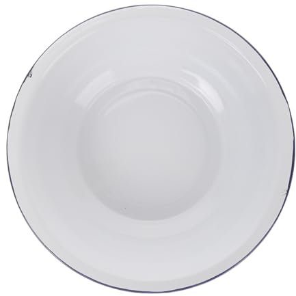 KITANDOVE Bassine Émaillée Vintage Capacité Pour Mélanger Pain Et Laver Légumes Bol Émaillé Multifonctionnel Vaisselle Émaillée Classique Pour Cuisine Facile À Nettoyer