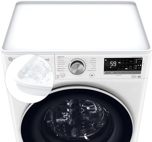 50x60 Housse de machine à laver, tapis antidérapant en silicone pour machine à laver et sèche-linge, coussin de machine à laver pour buanderie, plan de travail de cuisine（Blanc）