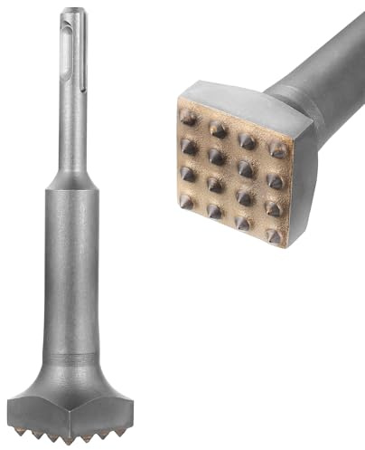Scalpello SDS Plus, Square Drive Scalpello Elettrico a Martello da 16 Denti, Trapano a Percussione Elettrico a Testa Quadrata per Muri, Lastre di Pietra, Ponti, Cemento
