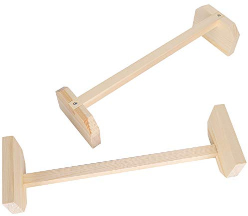 TOPINCN Grand Support en Bois pour Oiseaux, 2 Pièces, Perchoir pour Poulet, Poules, Fournitures pour Animaux de Compagnie