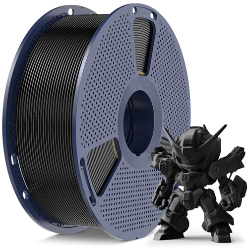 SUNLU Upgrade PLA 2.0 Filament, Tougher PLA Meta Neatly Wound 3D Filament, 1KG PLA 3D Printer Filament 1.75mm, Fits for Most FDM 3D Printers, 1KG Spool(2.2lbs), meta pla Black