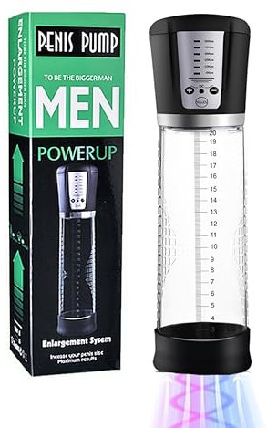 Vielretude Elektrische Penispumpe für Penisvergrößerung Penis Erektion Vakuumpumpe Männer Masturbator Cup Wiederaufladbare Penis Enlarger Enhancement Sexspielzeug