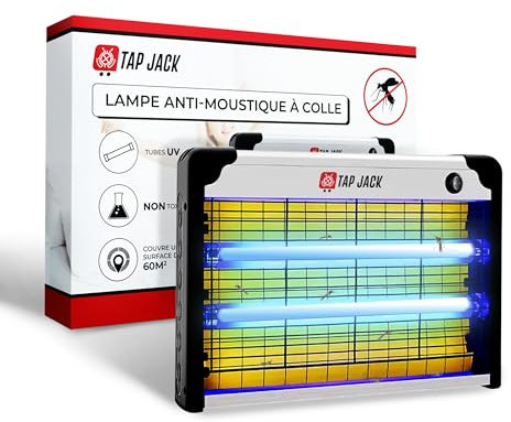 Lampe Anti-Moustique À Glue - Protection Efficace Contre Les Insectes Volants - Parfaitement Silencieuse - Capture sans Choc Électrique - Lumière UV - Simple D'utilisation - Idéale pour La Maison