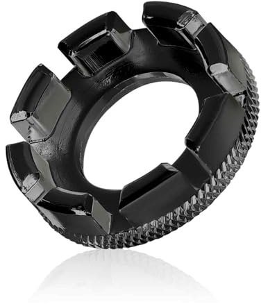 Mozeat Lens Speichenschlüssel Schwarz Fahrrad Speichen Werkzeug 8 Wege Nippelspanner Fahrrad Fahrradrad Schraubenschlüssel für Fahrradspeichen Größe 10-15 Zentrieren Reparieren